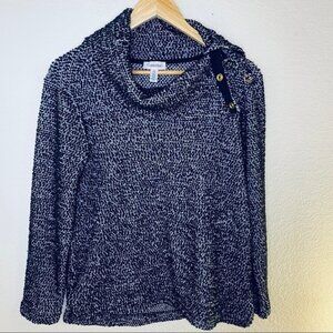 Calvin Klein Slip cowl Neck Sweater. Black Sz: S